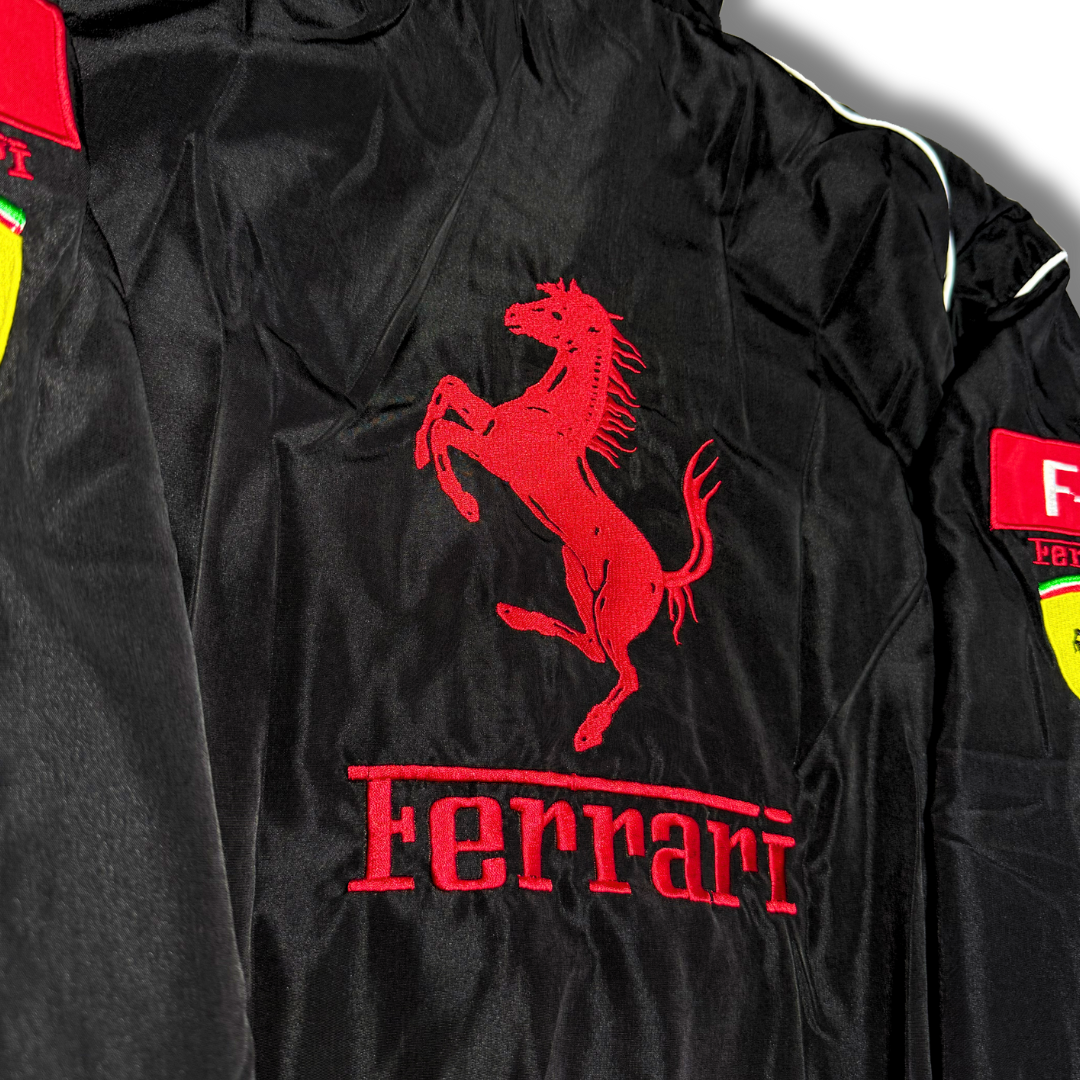 FERRARI BLACK AND RED