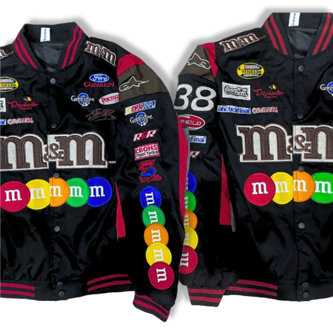 M&M NASCAR BOMBER RACING JACKET