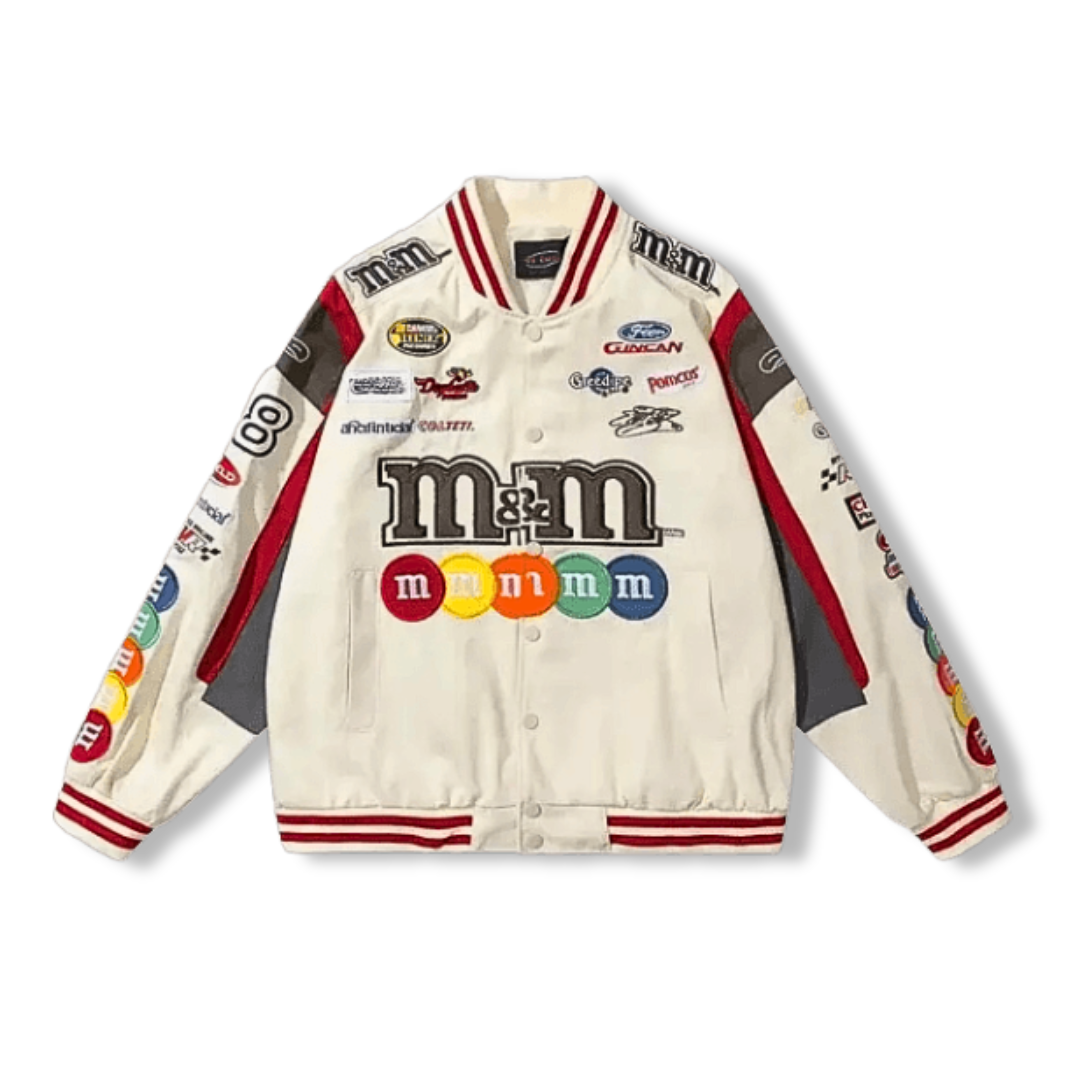 M&M NASCAR BOMBER RACING JACKET