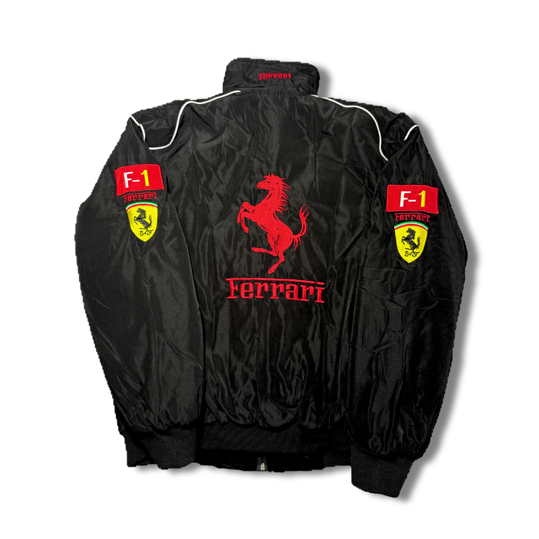 FERRARI BLACK AND RED
