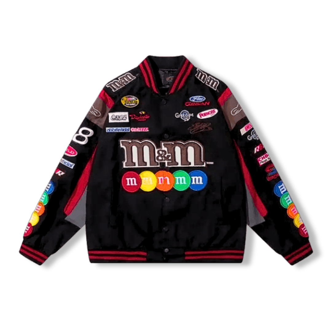 M&M NASCAR BOMBER RACING JACKET