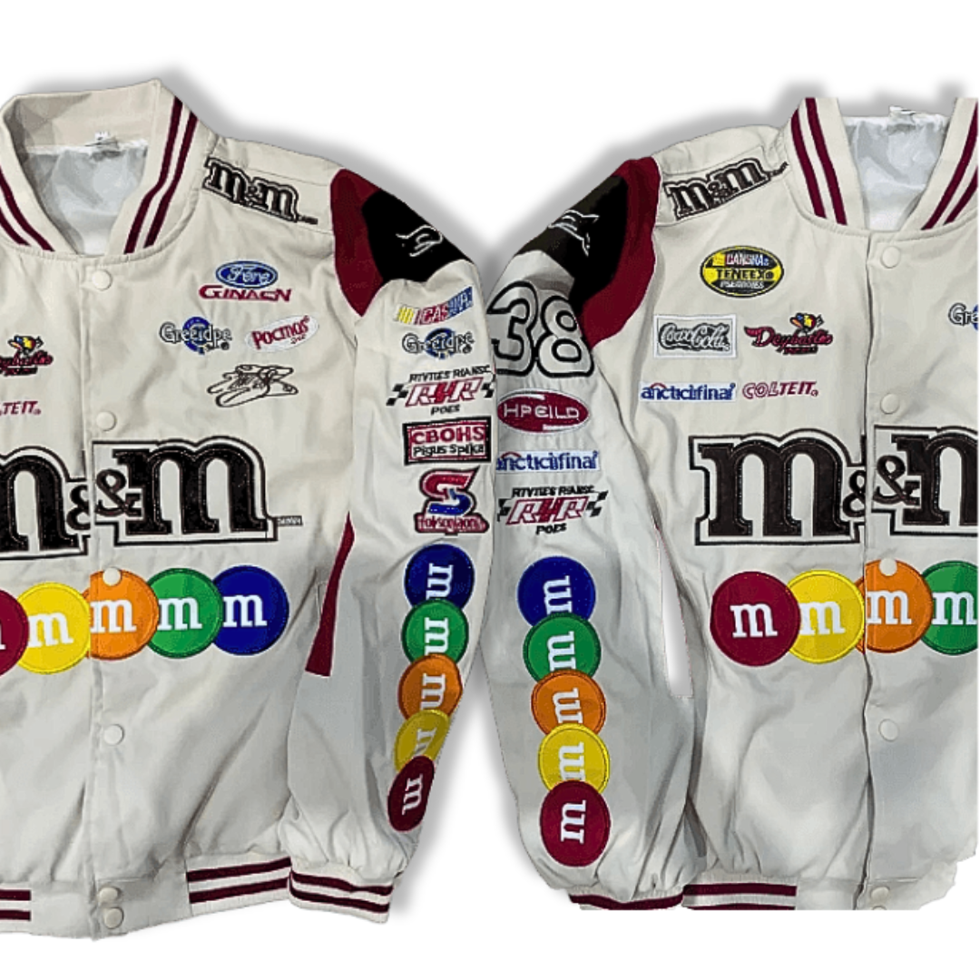 M&M NASCAR BOMBER RACING JACKET