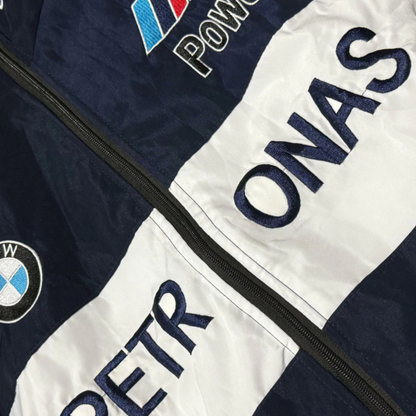 BMW PETRONAS BLUE AND WHITE