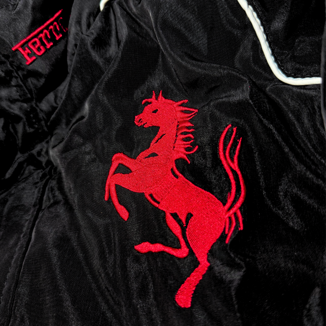 FERRARI BLACK AND RED