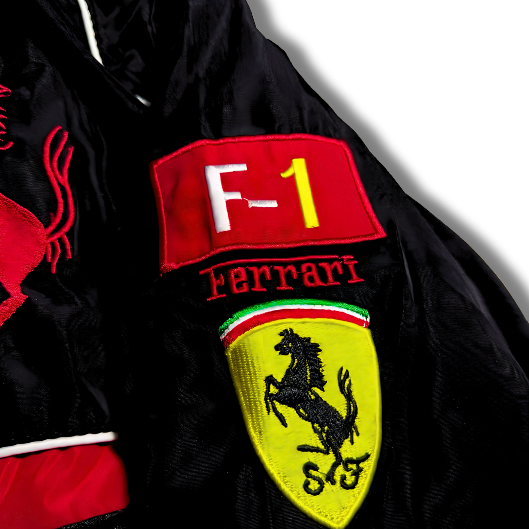 FERRARI BLACK AND RED